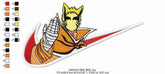 Nike Naruto Embroidery Design